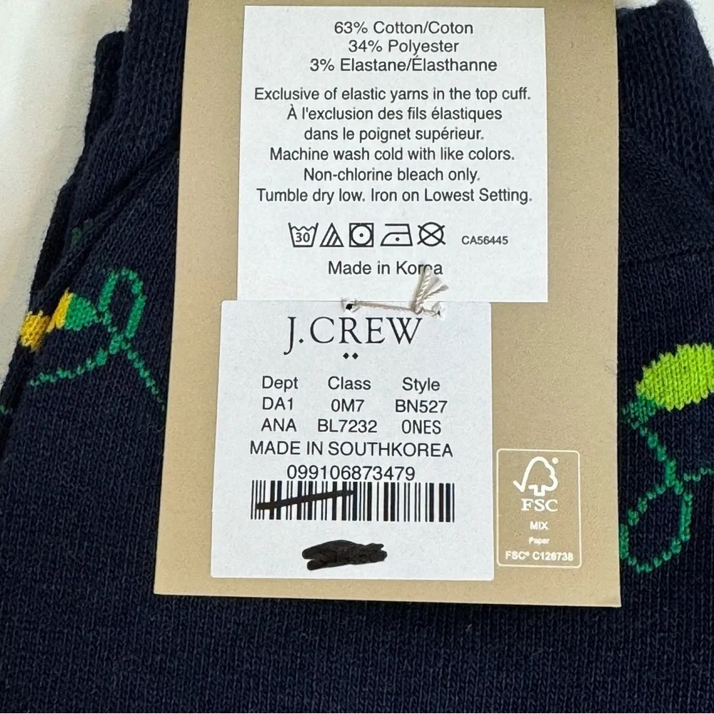 J. Crew it’s Christmas time 2 pair of dress socks